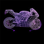 Motorcycle 3D Night Lamp - blitz-styles