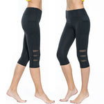 Calf-length Capri Sport leggings Bottom Item Type:Full LengthSport Type:YogaClosure Type:Elastic WaistMaterial:Polyester,Spandex+Polyester                           Black,S,Black,M,Black,L,Black,XL 17.99 USD