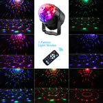 Led Disco Light Stage Lights DJ Disco Ball Lumiere Sound Activated Laser Projector effect Lamp Light Music Christmas Party - blitz-styles