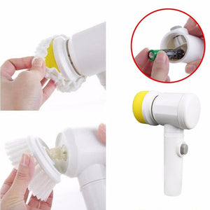 Handheld Electric Cleaning Trubo Brush Kitchen Washing Glass Cleaner Spin Household Cleaning Scrubber Tool Toilet Household Item - blitz-styles