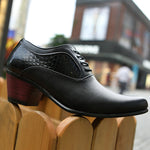 Novelty Faux Leather Black Shoes