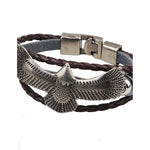 Unisex Eagle Fashion Hip-Hop Leather Bracelet
