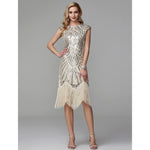 The Great Gatsby Vintage 1920s Sheath Prom Dress with Sequin by TS Couture®