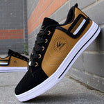 Vulcanized Casual Leatherette Shoes