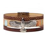 Unisex Eagle Personalized Vintage Leather Bracelet