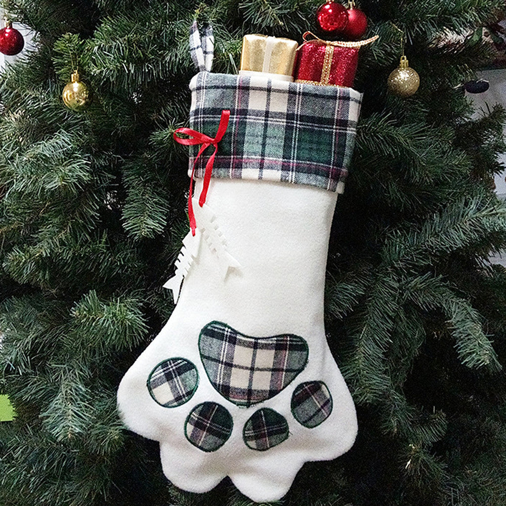 Christmas Stocking/// Flannelette  Decor