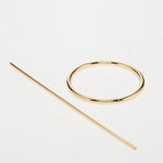 Trendy Alloy Solid Colored Hairpin