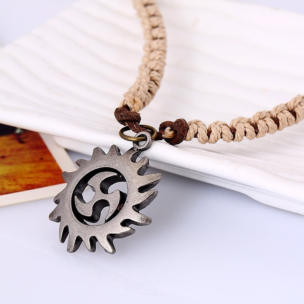 Vintage Style Gear Necklace