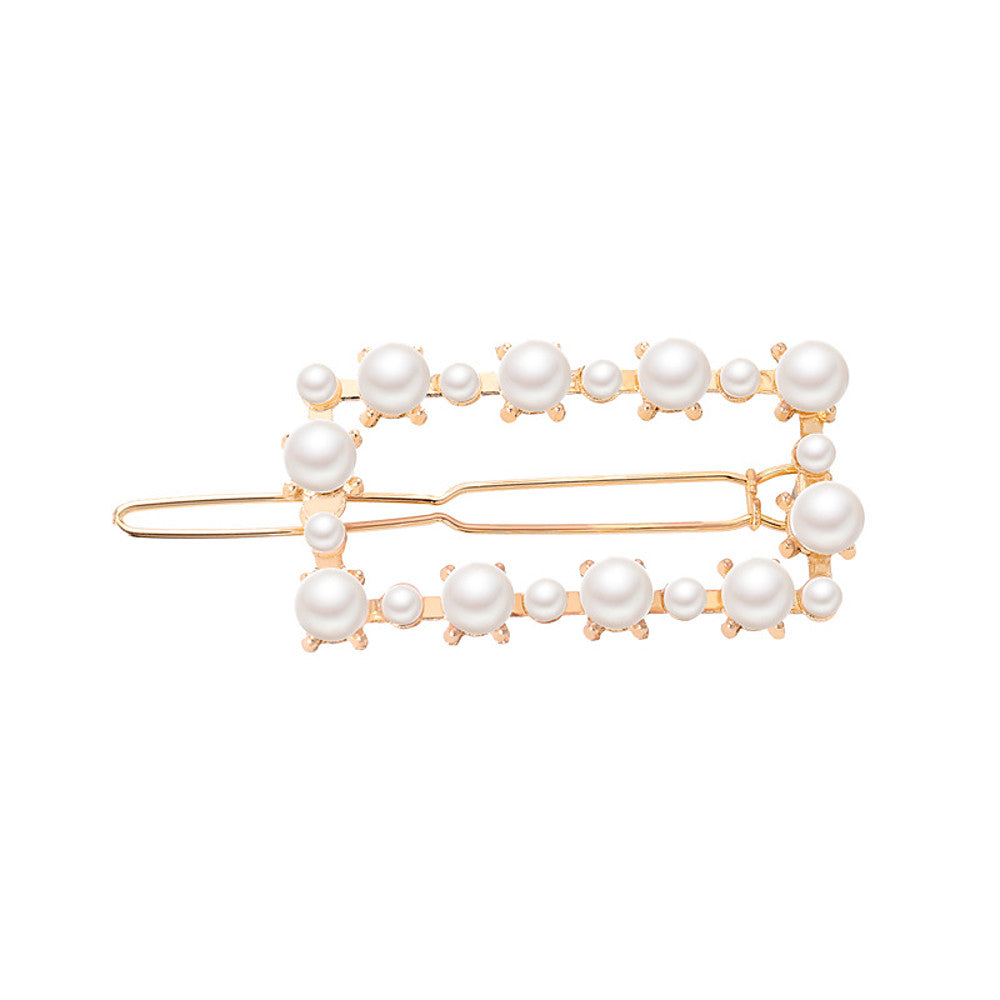 Elegant Fashion Imitation Pearl Alloy Hairpin