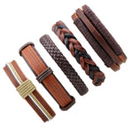 Unisex Rock Fashion Leather Bracelet