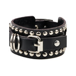 Unisex Rivet Personalized Punk Leather Bracelet