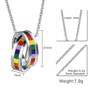 Stylish Rainbow Carnival Necklace